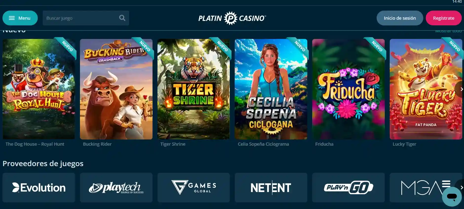 Diseño moderno en casino España